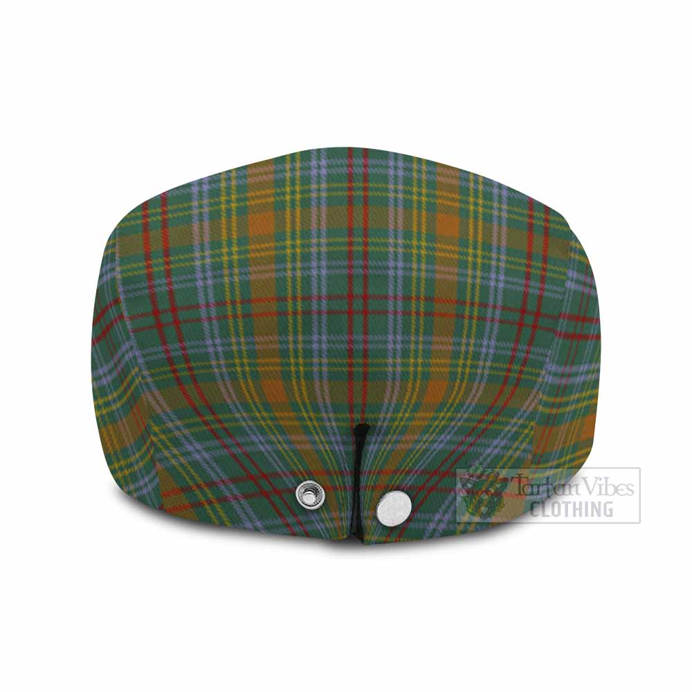 O'Brien Tartan Jeff Cap, Tartan Flat Cap