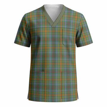 O'Brien Tartan Scrub Top - Tartan Vibes Clothing