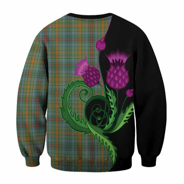 O'Brien Tartan Sweatshirt Traditional Scottish Thistle