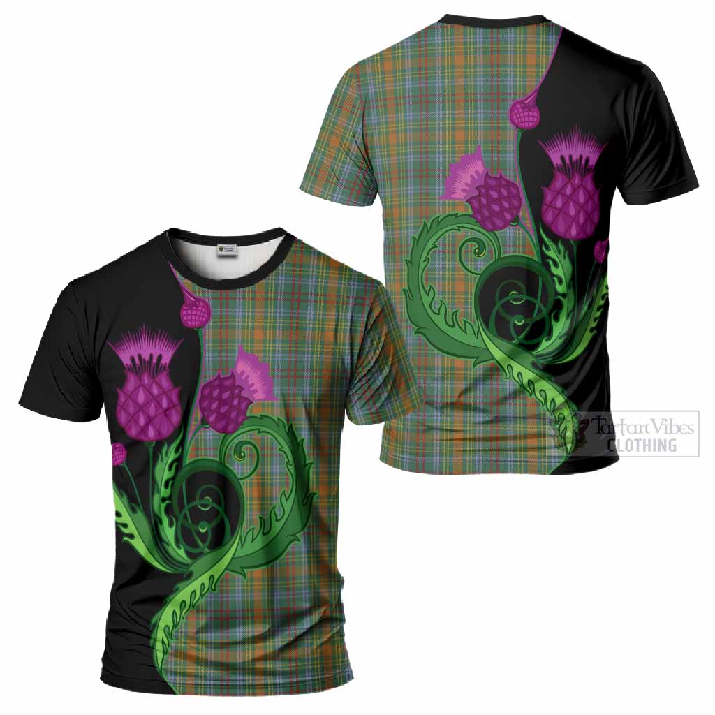 O'Brien Tartan T-Shirt Traditional Scottish Thistle