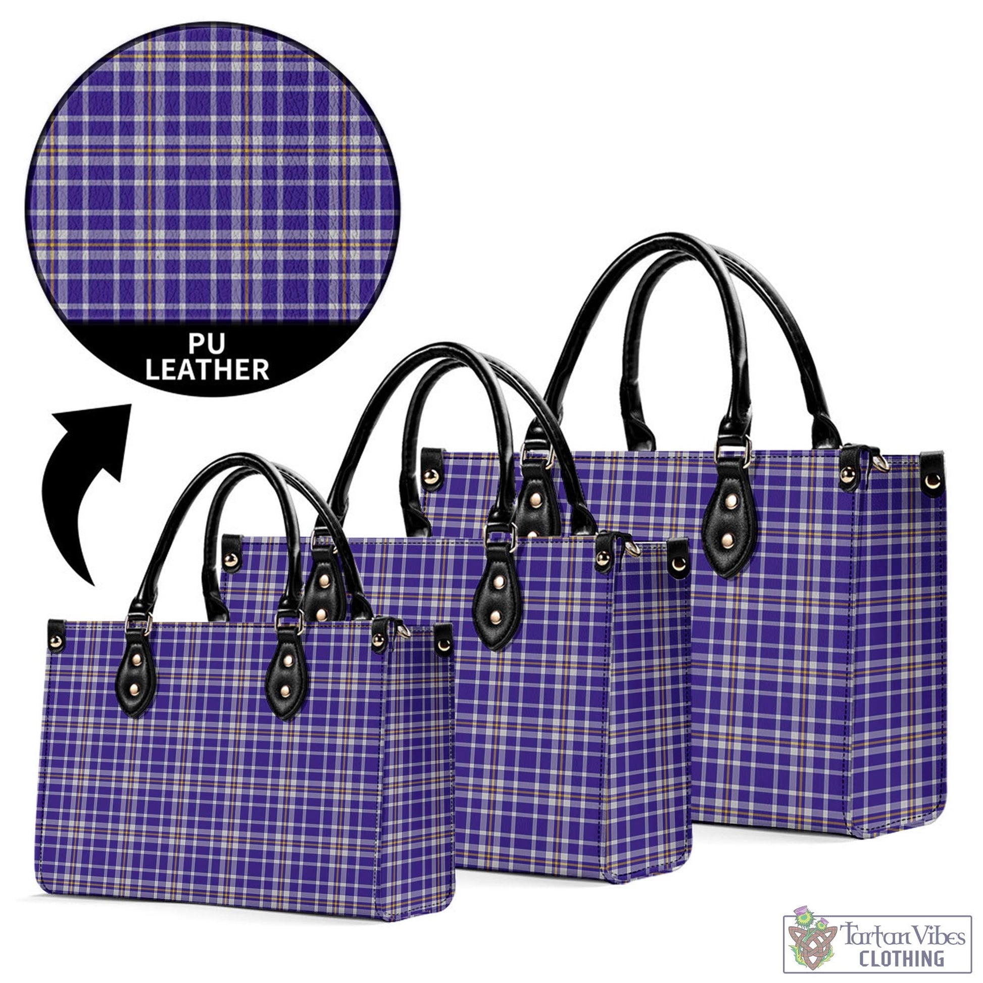 Ochterlony Tartan Luxury Leather Handbags - Tartan Vibes Clothing