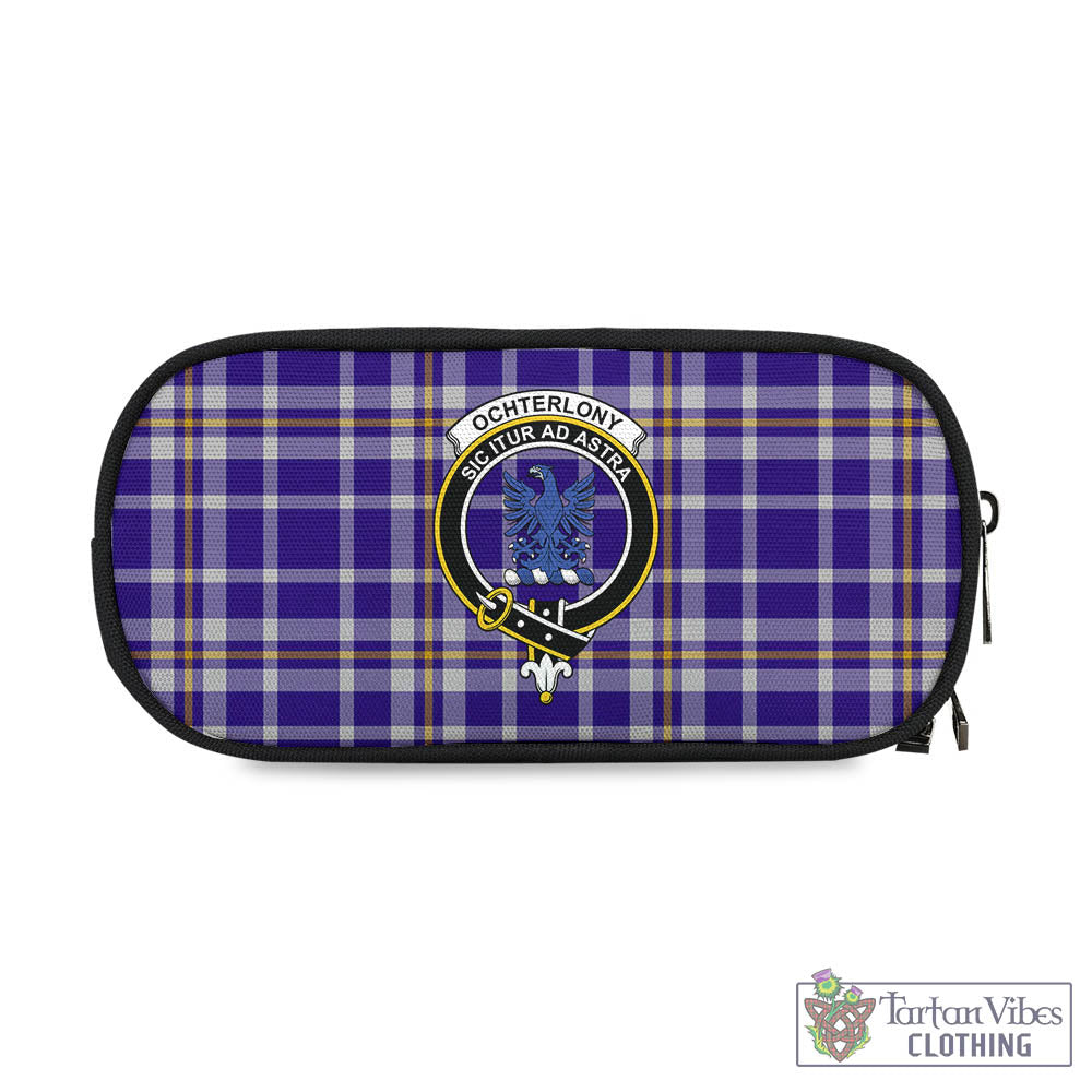 Ochterlony Tartan Pen and Pencil Case with Family Crest One Size 4.13*8.74 inch - Tartan Vibes Clothing