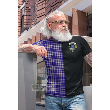 Ochterlony Tartan Cotton T-shirt with Family Crest and Half Of Me Style