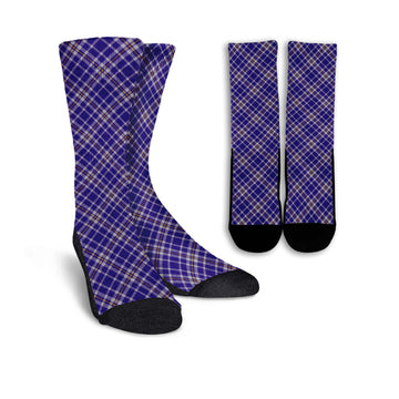 Ochterlony Tartan Crew Socks Cross Style Crew Socks - Tartan Vibes Clothing