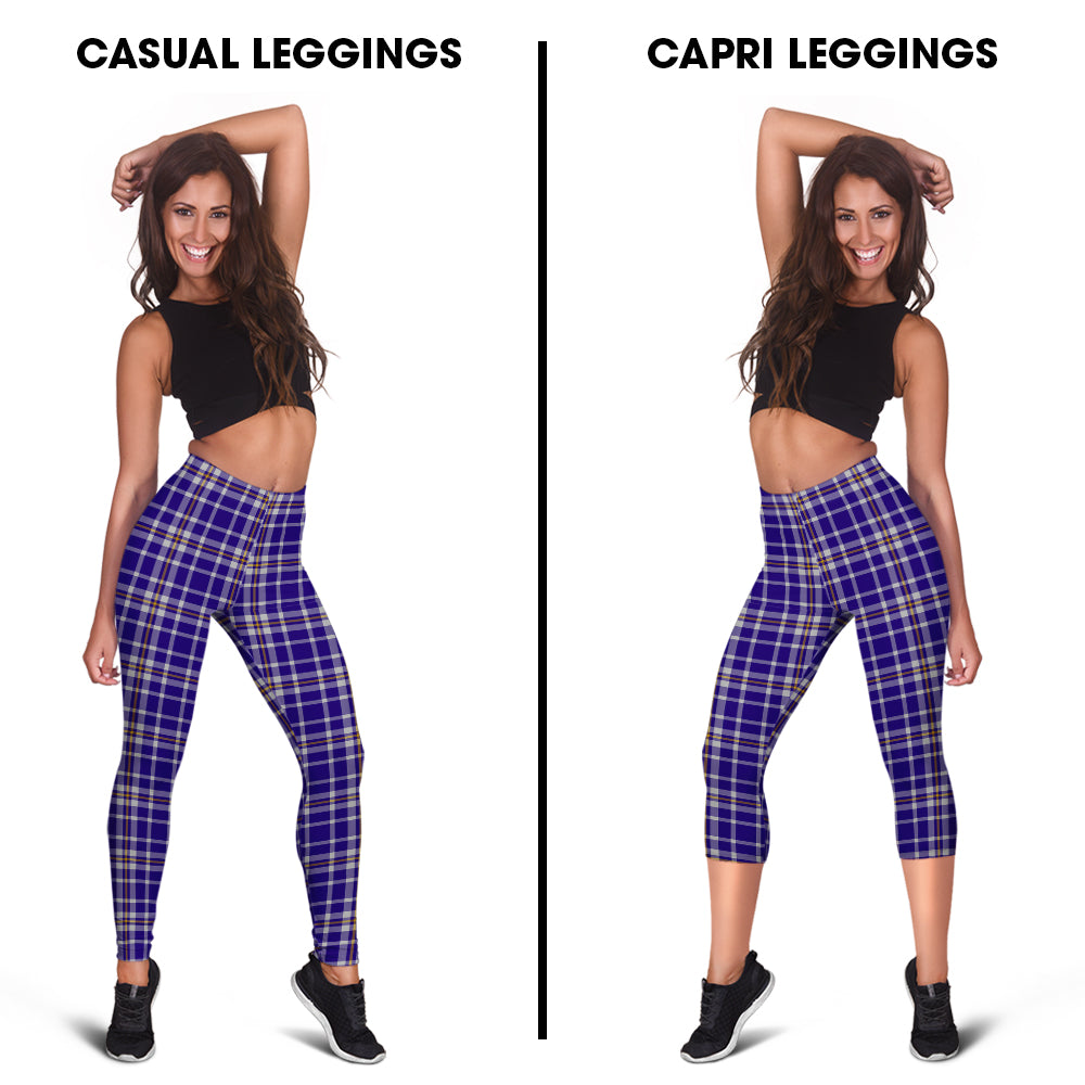 Ochterlony Tartan Womens Leggings Capri Leggings - Tartan Vibes Clothing