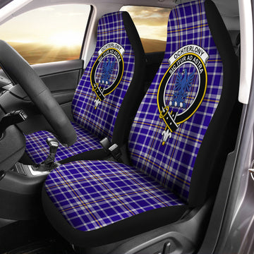 Ochterlony Tartan Car Seat Cover with Family Crest One Size - Tartan Vibes Clothing