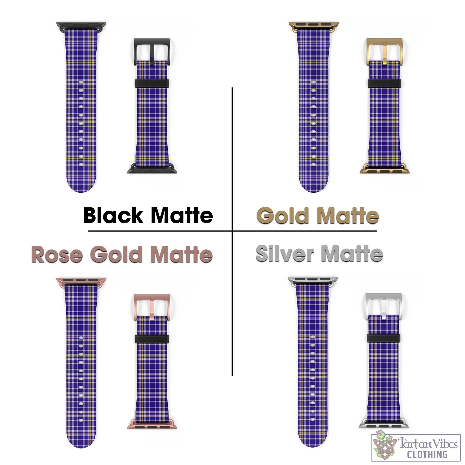 Ochterlony Tartan Watch Band 42 - 45 mm - Tartan Vibes Clothing