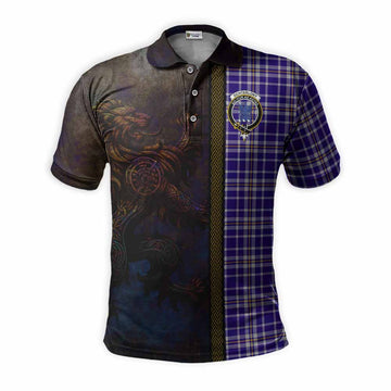 Ochterlony Tartan Family Crest Polo Shirt Alba Gu Brath Be Brave Lion Ancient Style Kid - Tartan Vibes Clothing