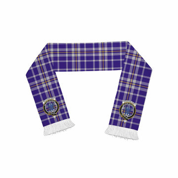 Tartan Vibes Clothing Ochterlony Tartan Ruffneck Scarf with Family Crest