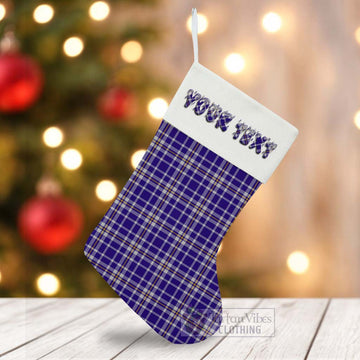 Ochterlony Tartan Christmas Stocking with Personalized Text - Tartan Vibes Clothing