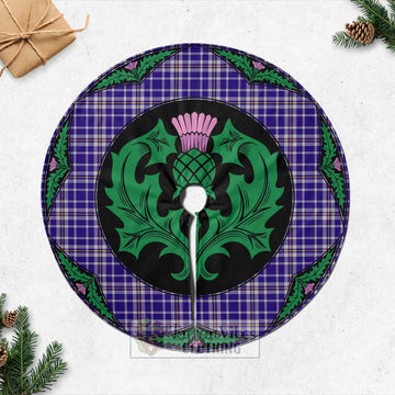 Ochterlony Tartan Christmas Tree Skirt Scottish Thistle Style Casual Tree Skirts - Tartan Vibes Clothing