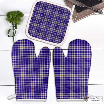 Ochterlony Tartan Combo Oven Mitt & Pot-Holder Combo 2 Oven Mitt & 1 Pot-Holder Black - Tartan Vibes Clothing