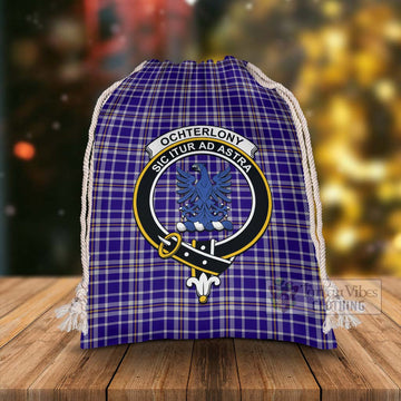 Ochterlony Tartan Christmas Santa's Bag with Family Crest - Tartan Vibes Clothing