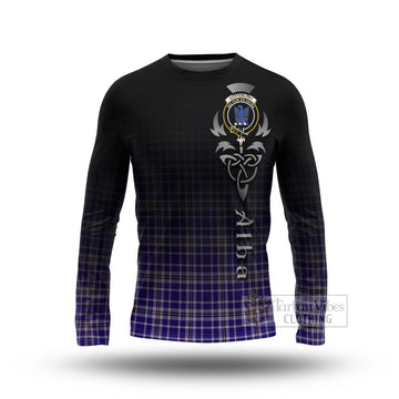Ochterlony Tartan Long Sleeve T-Shirt Featuring Alba Gu Brath Family Crest Celtic Inspired Unisex - Tartan Vibes Clothing