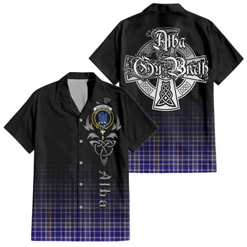 Ochterlony Tartan Hawaiian Shirt Shirt Featuring Alba Gu Brath Family Crest Celtic Inspired Kid - Tartan Vibes Clothing