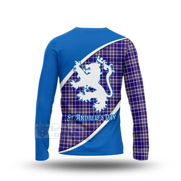 Ochterlony Family Crest Tartan Long Sleeve T-Shirt Celebrate Saint Andrew's Day in Style - Tartan Vibes Clothing