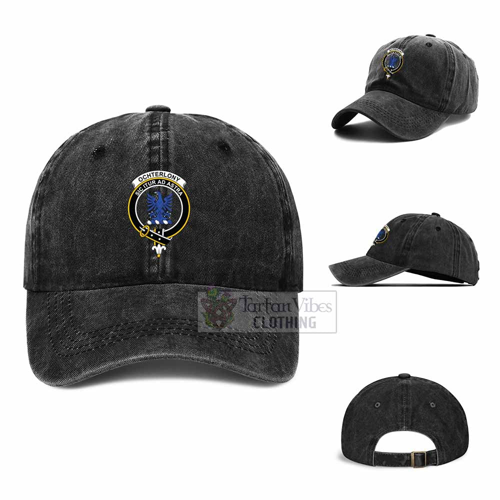 Tartan Vibes Clothing Ochterlony Clan Crest Denim Classic Cap