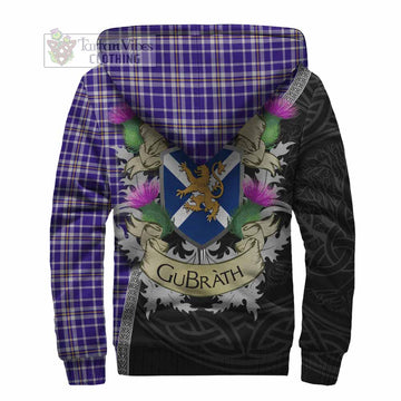 Ochterlony Tartan Family Crest Sherpa Hoodie Lion Rampant Royal Thistle Shield Celtic Inspired - Tartan Vibes Clothing
