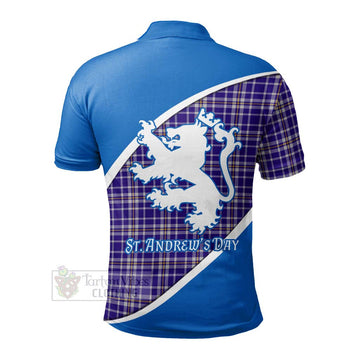 Ochterlony Family Crest Tartan Polo Shirt Celebrate Saint Andrew's Day in Style - Tartan Vibes Clothing