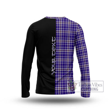Ochterlony Tartan Long Sleeve T-Shirt with Family Crest and Half Of Me Style - Tartan Vibes Clothing