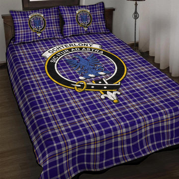 Ochterlony Tartan Quilt Bed Set with Family Crest - Tartan Vibes Clothing