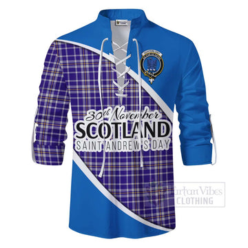 Ochterlony Family Crest Tartan Ghillie Kilt Shirt Celebrate Saint Andrew's Day in Style - Tartan Vibes Clothing
