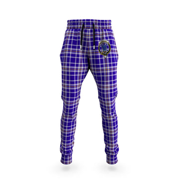 Ochterlony Tartan Joggers Pants with Family Crest 5XL - Tartan Vibes Clothing