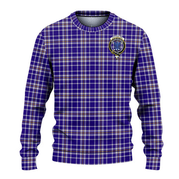 Ochterlony Tartan Ugly Sweater with Family Crest - Tartan Vibes Clothing