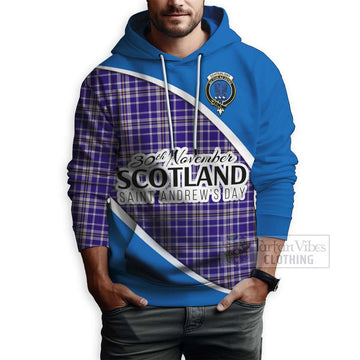 Ochterlony Family Crest Tartan Hoodie Celebrate Saint Andrew's Day in Style - Tartan Vibes Clothing