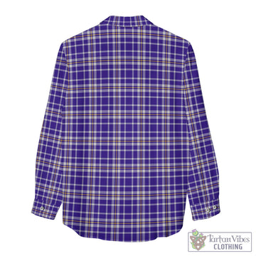 Ochterlony Tartan Women's Casual Shirt with Family Crest - Tartan Vibes Clothing