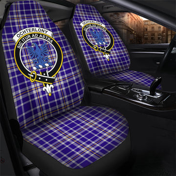 Ochterlony Tartan Car Seat Cover with Family Crest - Tartan Vibes Clothing
