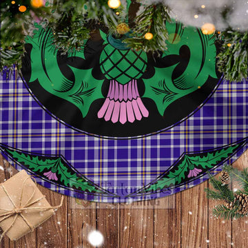 Ochterlony Tartan Christmas Tree Skirt Scottish Thistle Style - Tartan Vibes Clothing