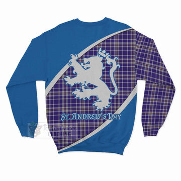Ochterlony Family Crest Tartan Sweatshirt Celebrate Saint Andrew's Day in Style - Tartan Vibes Clothing