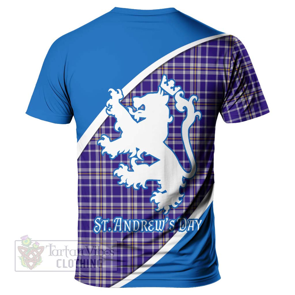 Tartan Vibes Clothing Ochterlony Family Crest Tartan T-Shirt Celebrate Saint Andrew's Day in Style
