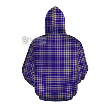 Ochterlony Tartan Cotton Hoodie with Family Crest DNA In Me Style Pullover Hoodie - Tartan Vibes Clothing