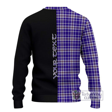 Ochterlony Tartan Ugly Sweater with Family Crest and Half Of Me Style - Tartan Vibes Clothing