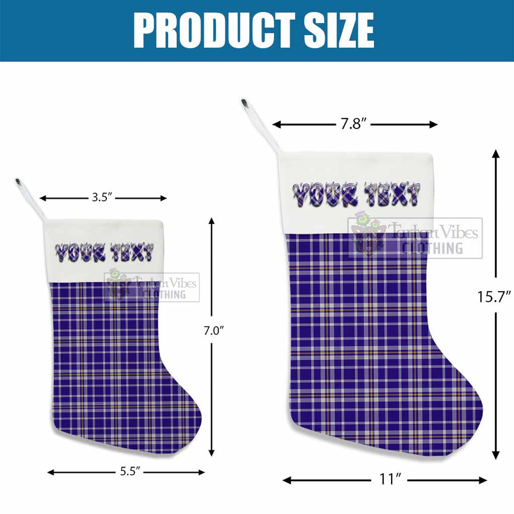 Ochterlony Tartan Christmas Stocking with Personalized Text - Tartan Vibes Clothing