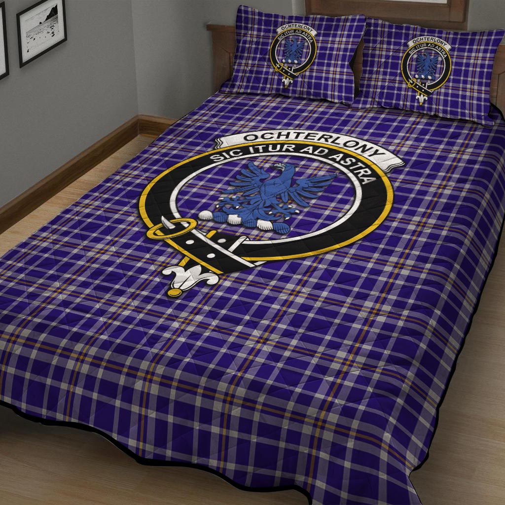 Ochterlony Tartan Quilt Bed Set with Family Crest - Tartan Vibes Clothing
