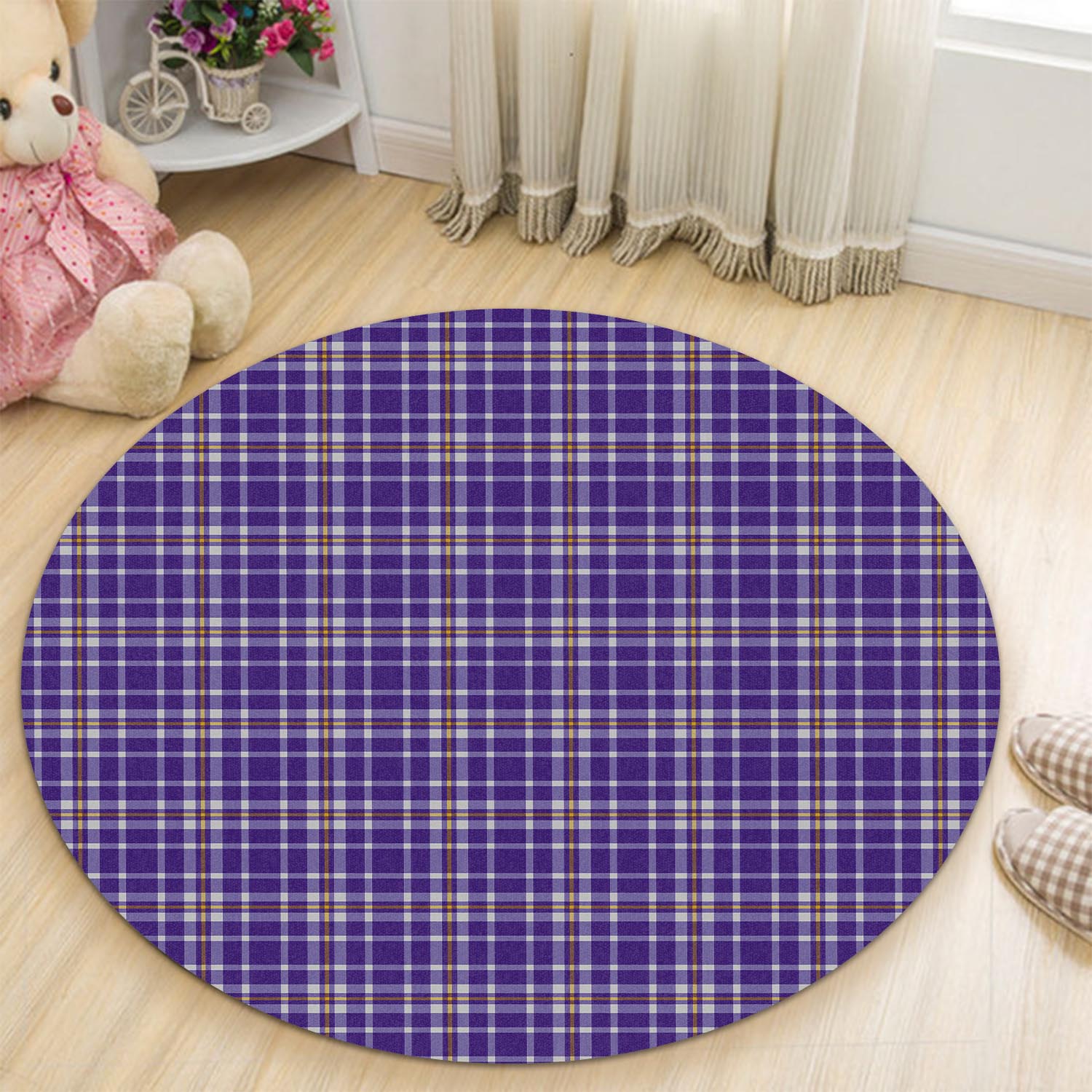 Ochterlony Tartan Round Rug - Tartan Vibes Clothing