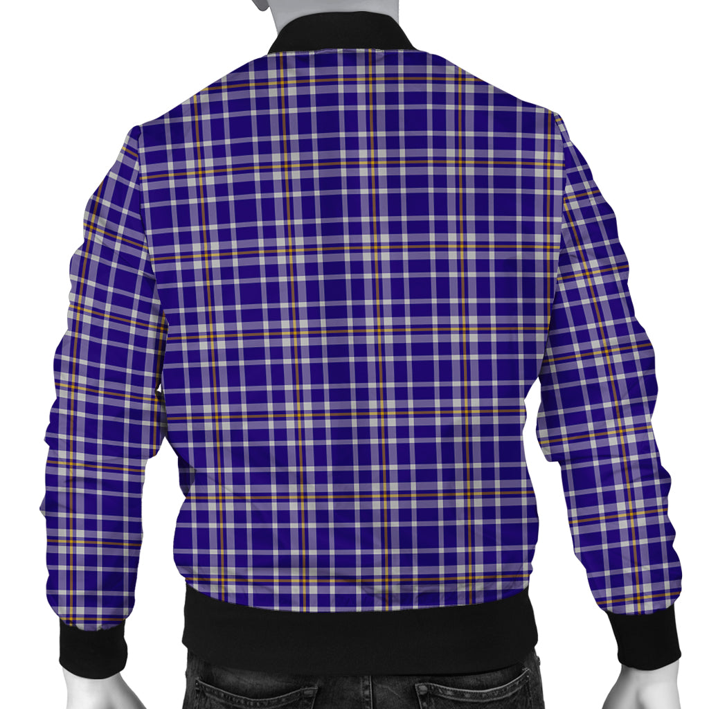 Ochterlony Tartan Bomber Jacket with Family Crest - Tartan Vibes Clothing