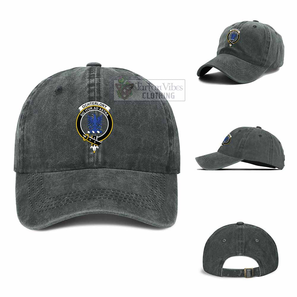 Tartan Vibes Clothing Ochterlony Clan Crest Denim Classic Cap