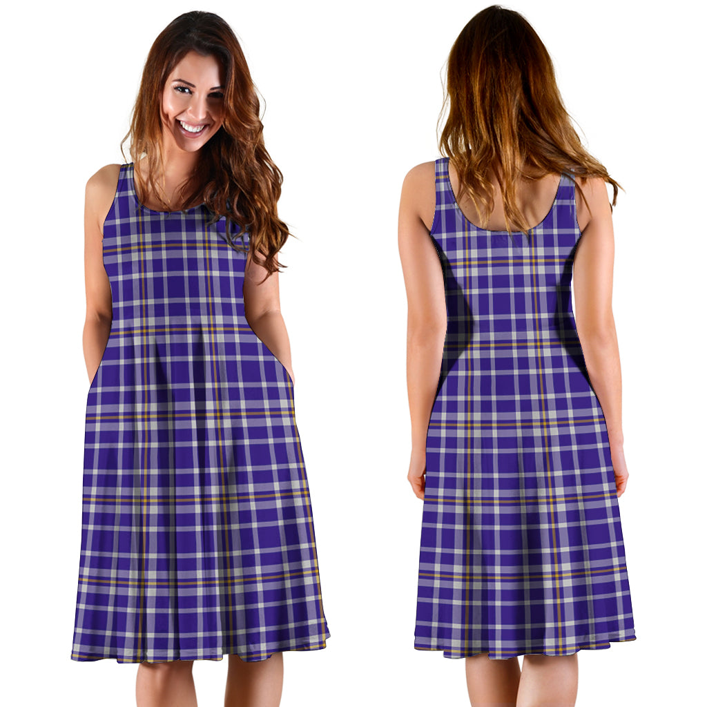 Ochterlony Tartan Sleeveless Midi Womens Dress - Tartan Vibes Clothing