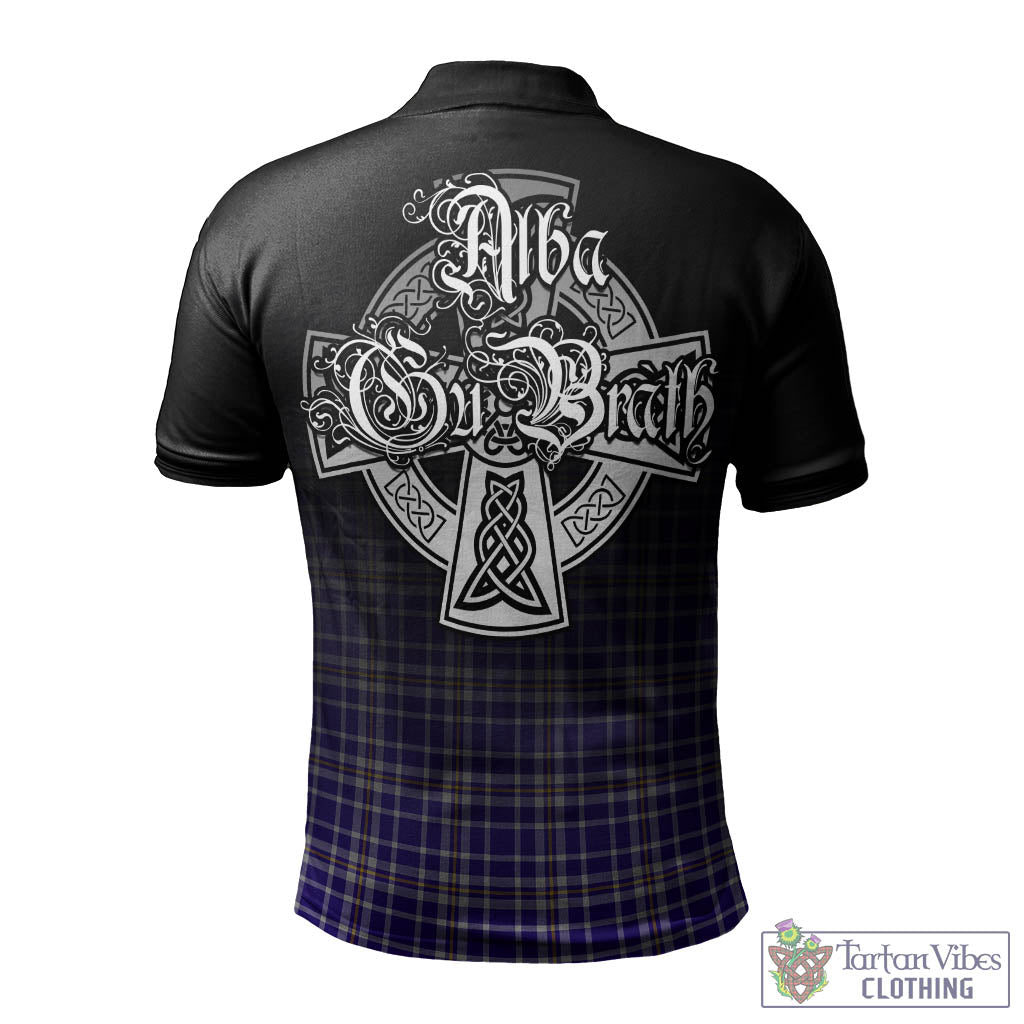 Ochterlony Tartan Polo Shirt Featuring Alba Gu Brath Family Crest Celtic Inspired - Tartan Vibes Clothing