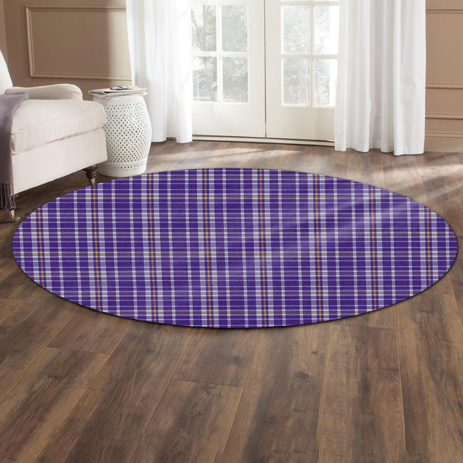 Ochterlony Tartan Round Rug - Tartan Vibes Clothing