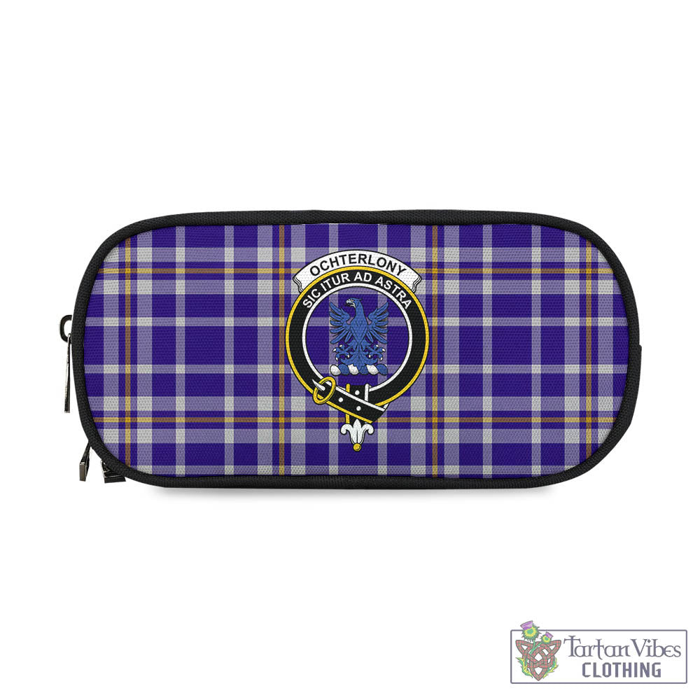 Ochterlony Tartan Pen and Pencil Case with Family Crest - Tartan Vibes Clothing