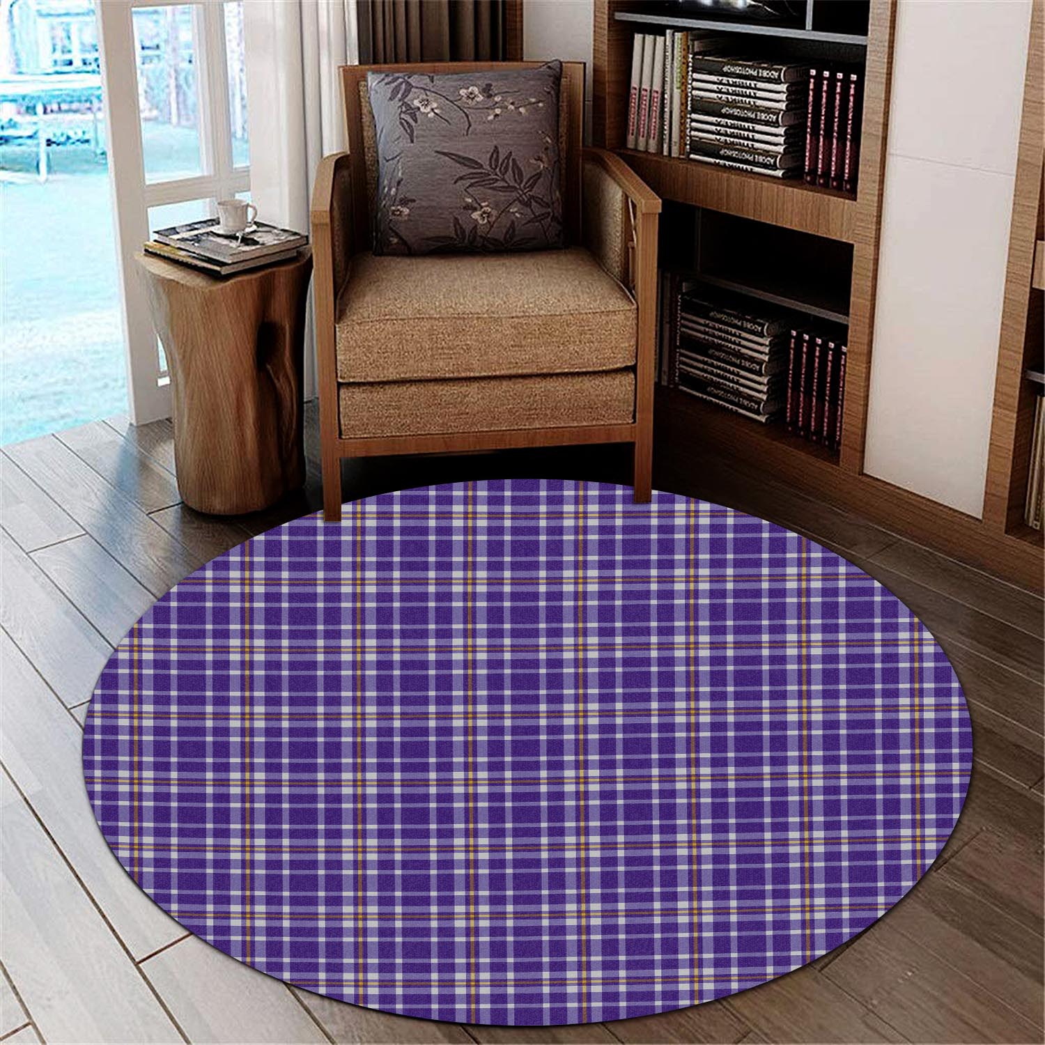Ochterlony Tartan Round Rug - Tartan Vibes Clothing