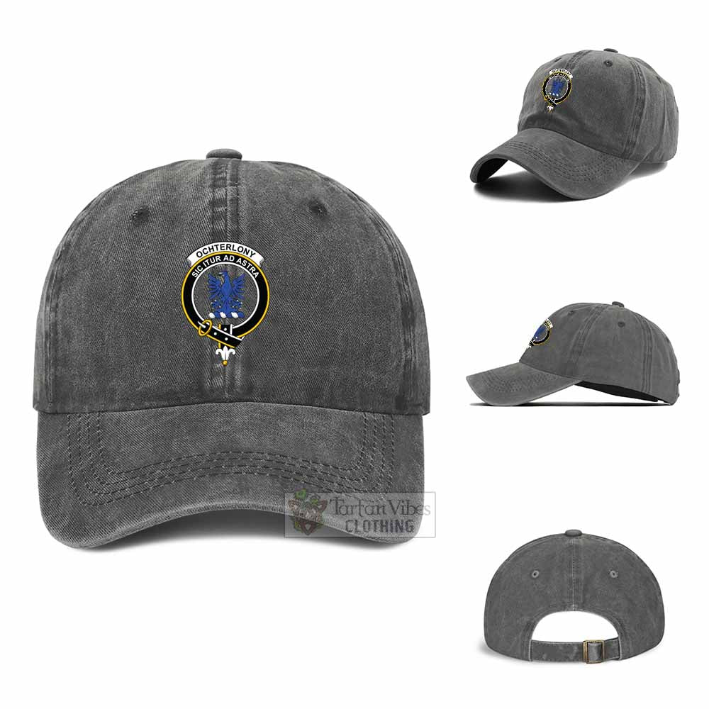 Tartan Vibes Clothing Ochterlony Clan Crest Denim Classic Cap
