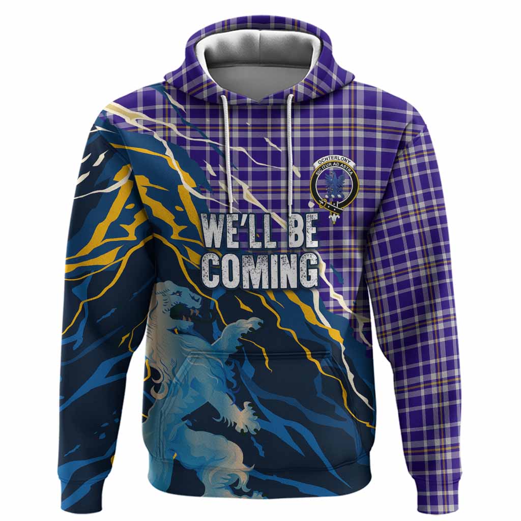 Ochterlony Scotland Tartan Hoodie WC2026 Football - We'll Be Coming