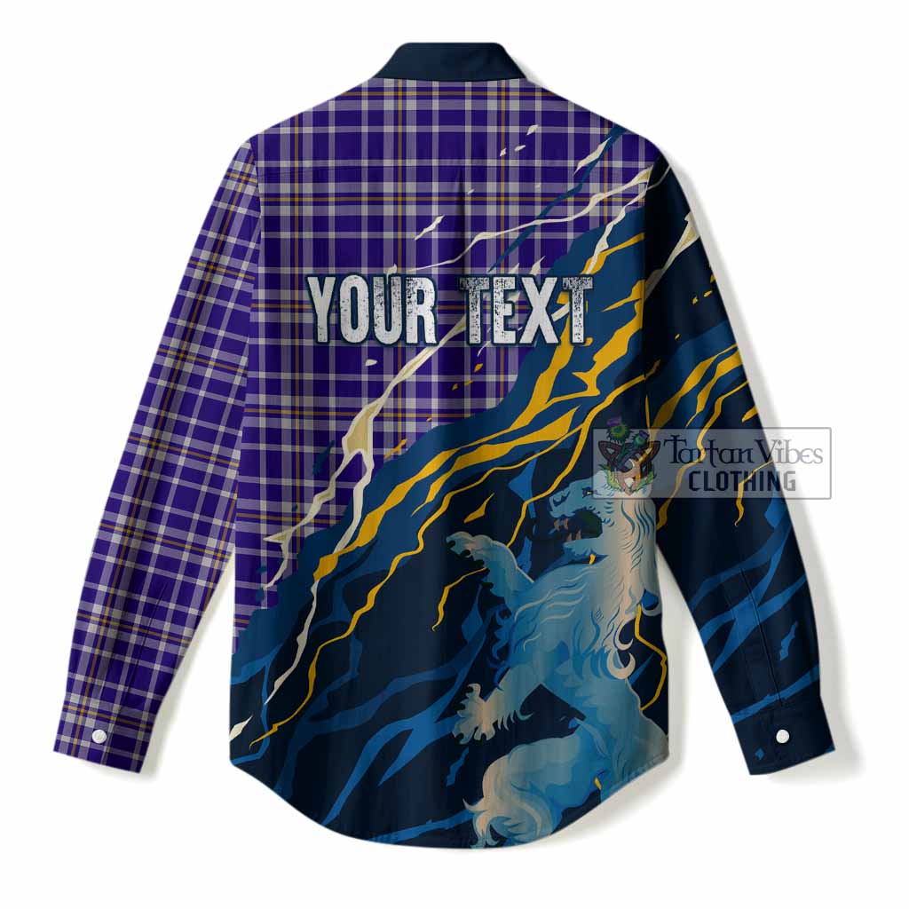 Ochterlony Scotland Tartan Women Casual Shirt WC2026 Football - We'll Be Coming