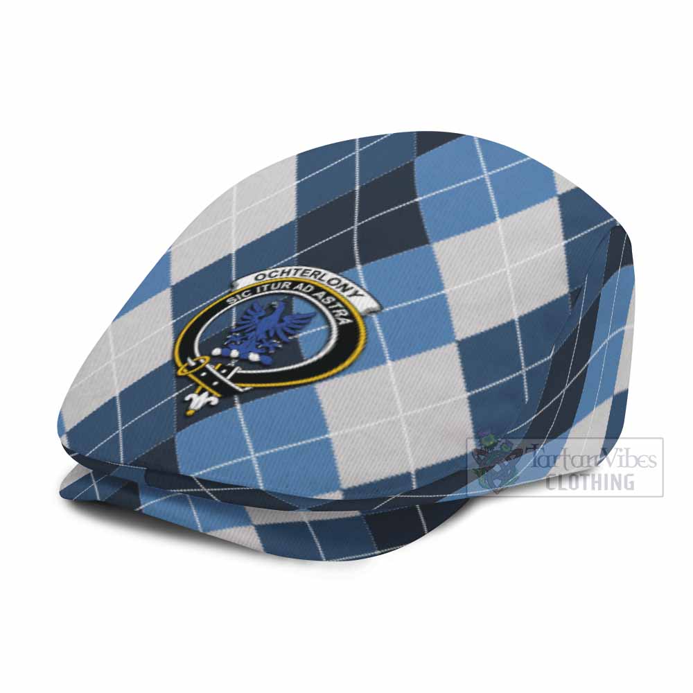 Ochterlony Scottish Family Crest Flat Cap, Jeff Cap Scotland National Argyle Classic Style - Tartan Vibes Clothing